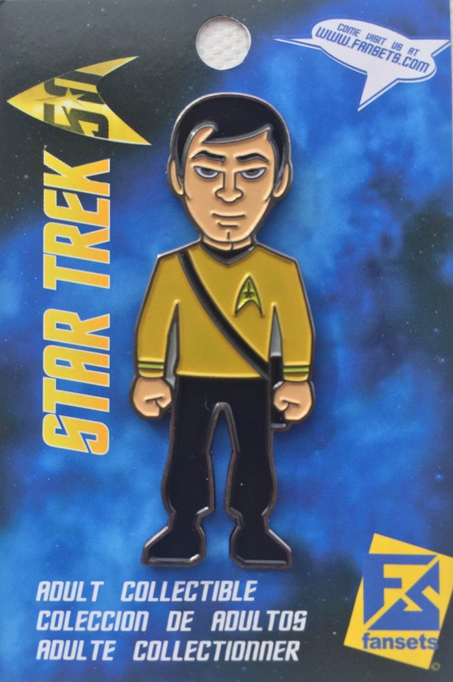 Star Trek Micro Crew Enamel Pin - Mr Sulu