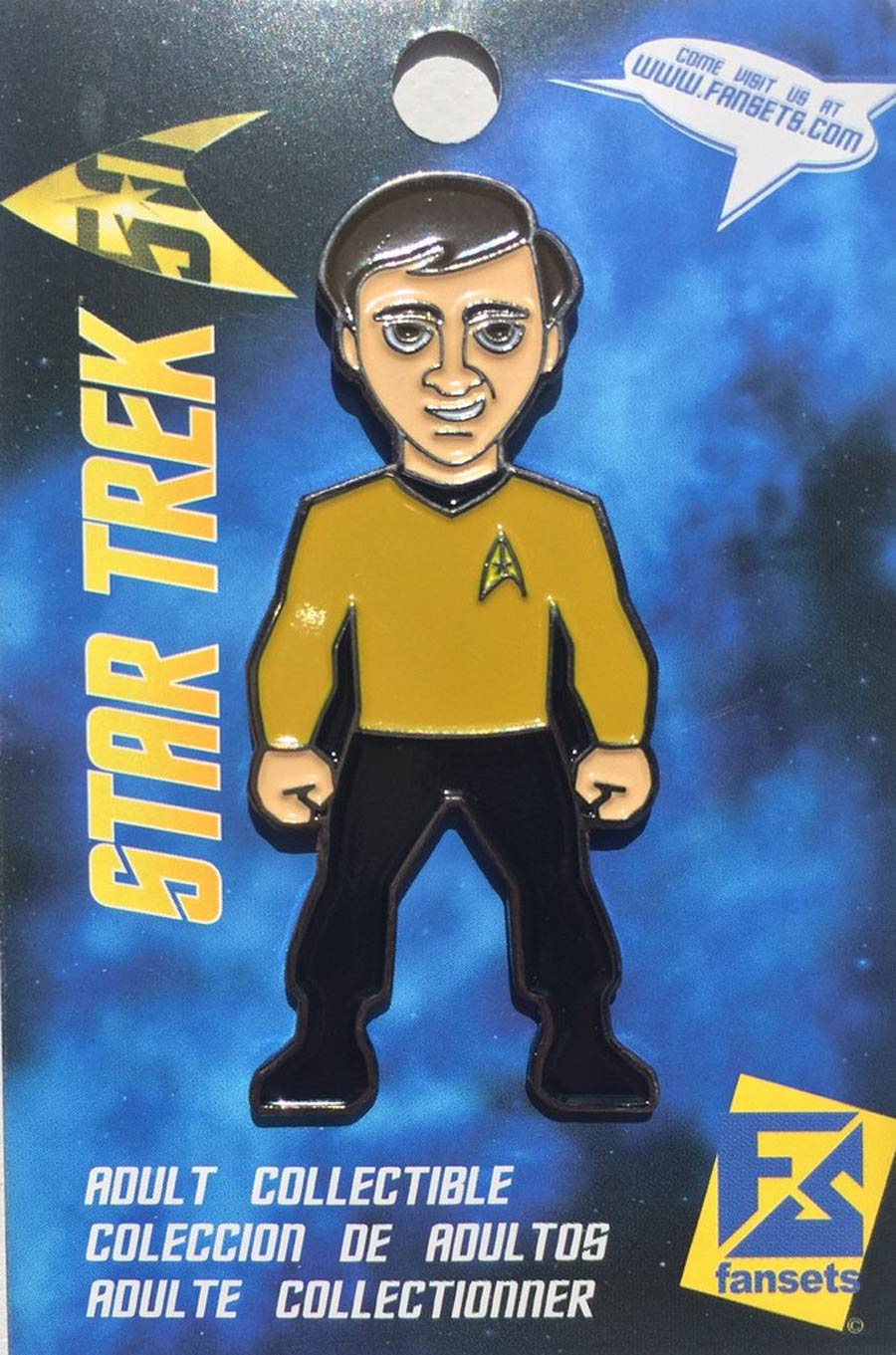 Star Trek Micro Crew Enamel Pin - Pavel Chekov