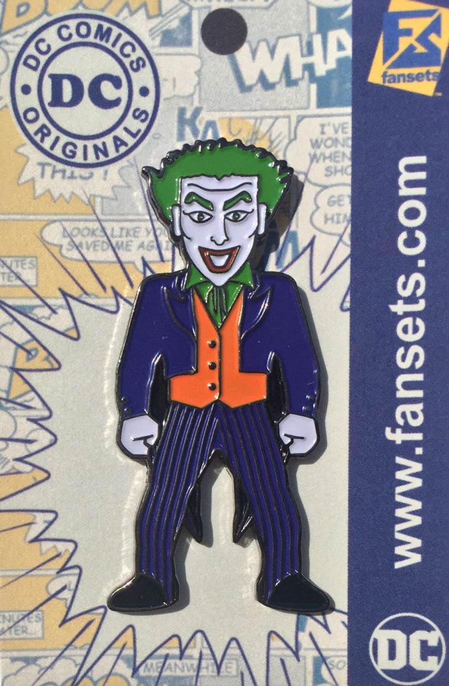 DC Comics Micro Justice Enamel Pin - Joker Classic