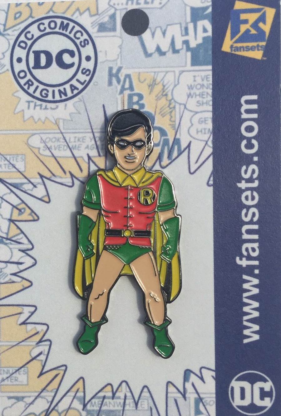 DC Comics Micro Justice Enamel Pin - Robin Classic