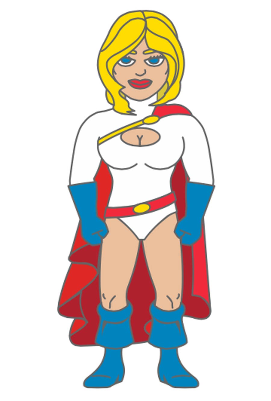 DC Comics Micro Justice Enamel Pin - Power Girl