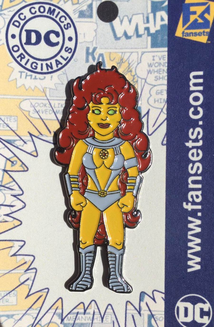 DC Comics Micro Justice Enamel Pin - Starfire Classic