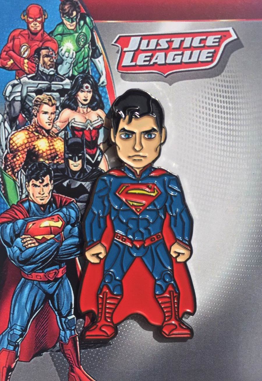 DC Comics Micro Justice Enamel Pin - Superman New 52