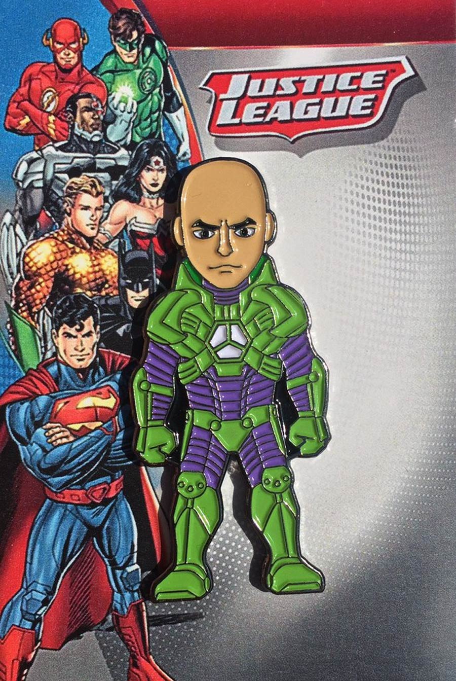 DC Comics Micro Justice Enamel Pin - Lex Luthor New 52