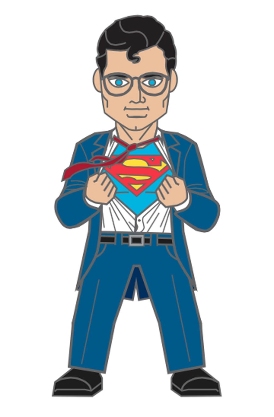 DC Comics Micro Justice Enamel Pin - Clark Kent