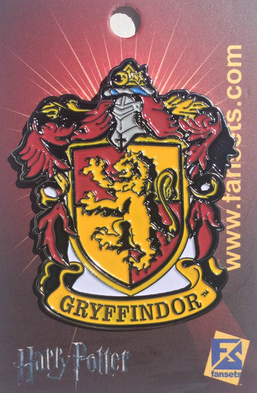 Harry Potter Micro Magic Enamel Pin - Gryffindor House Crest