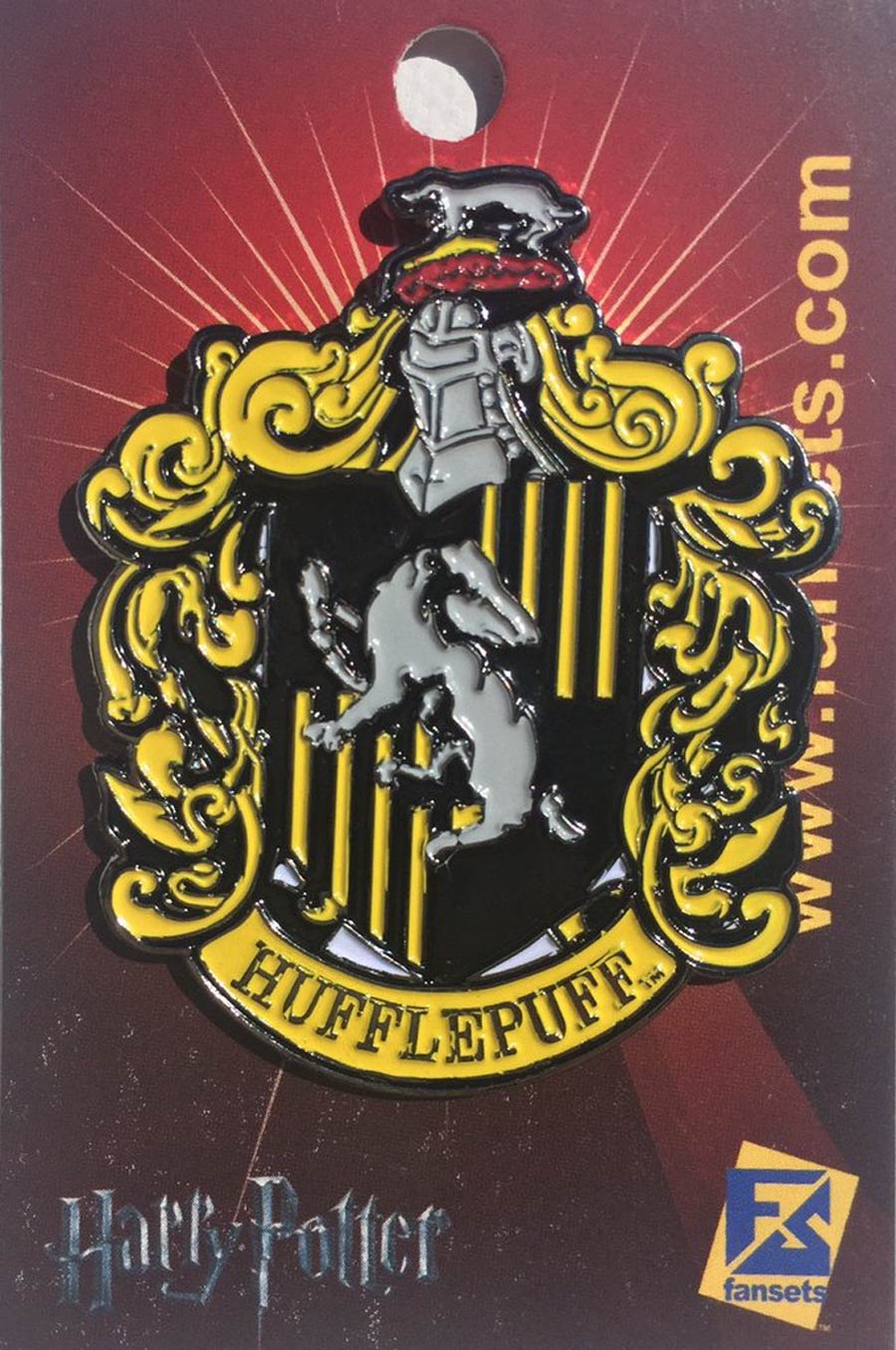 Harry Potter Micro Magic Enamel Pin - Hufflepuff House Crest