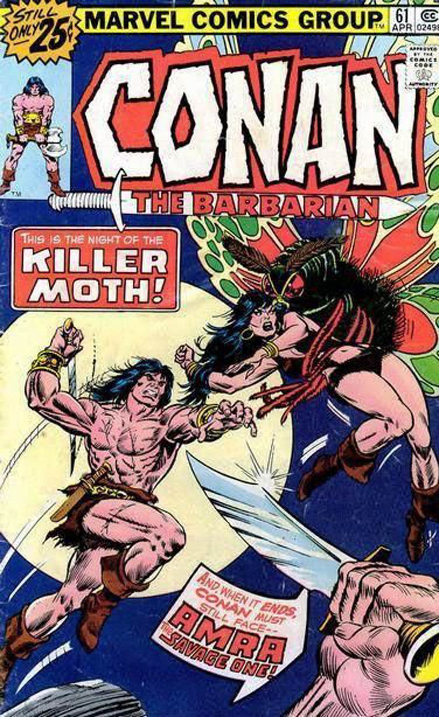 Conan The Barbarian #61 Cover A 25 Cent Regular Edition