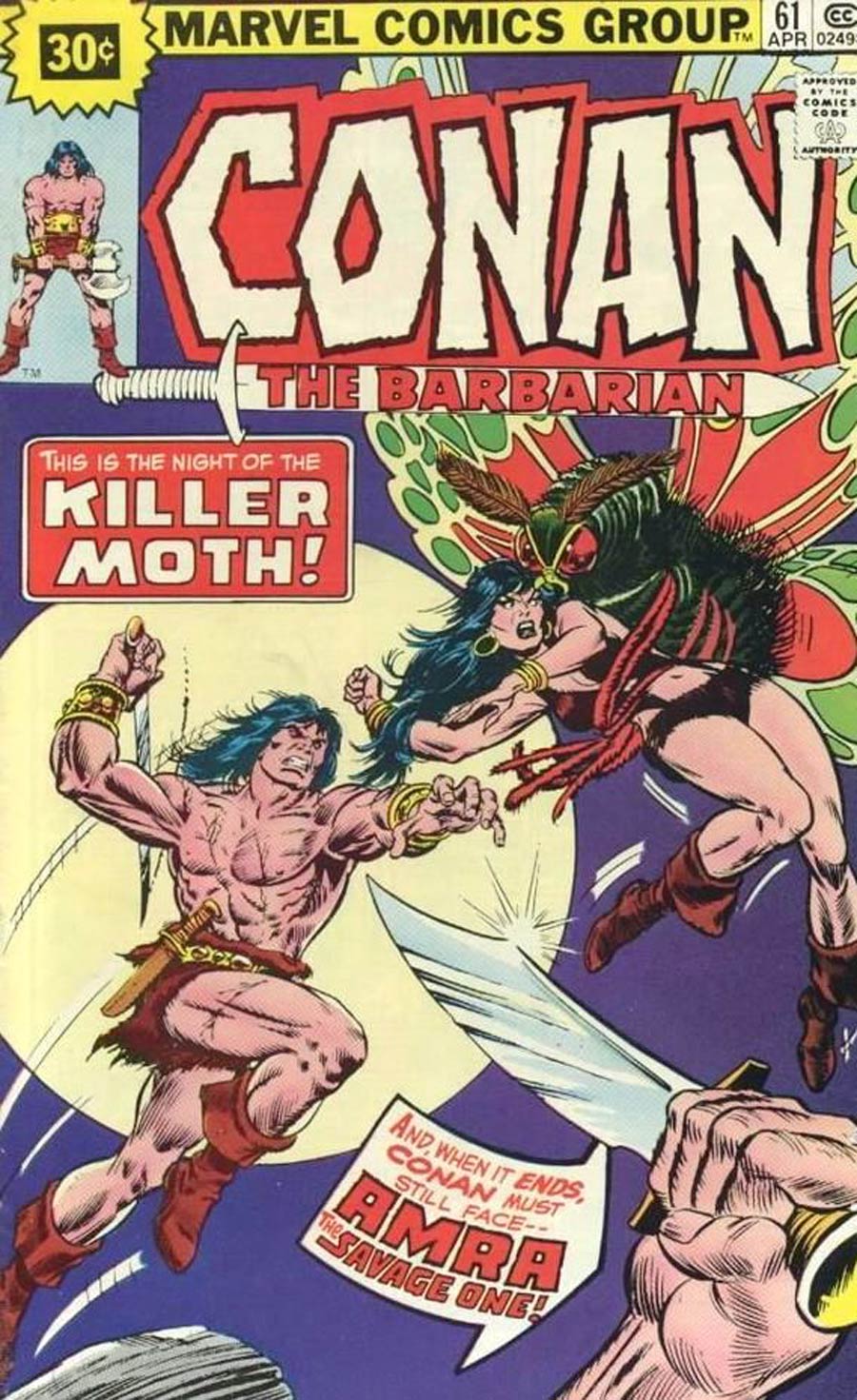 Conan The Barbarian #61 Cover B 30 Cent Variant