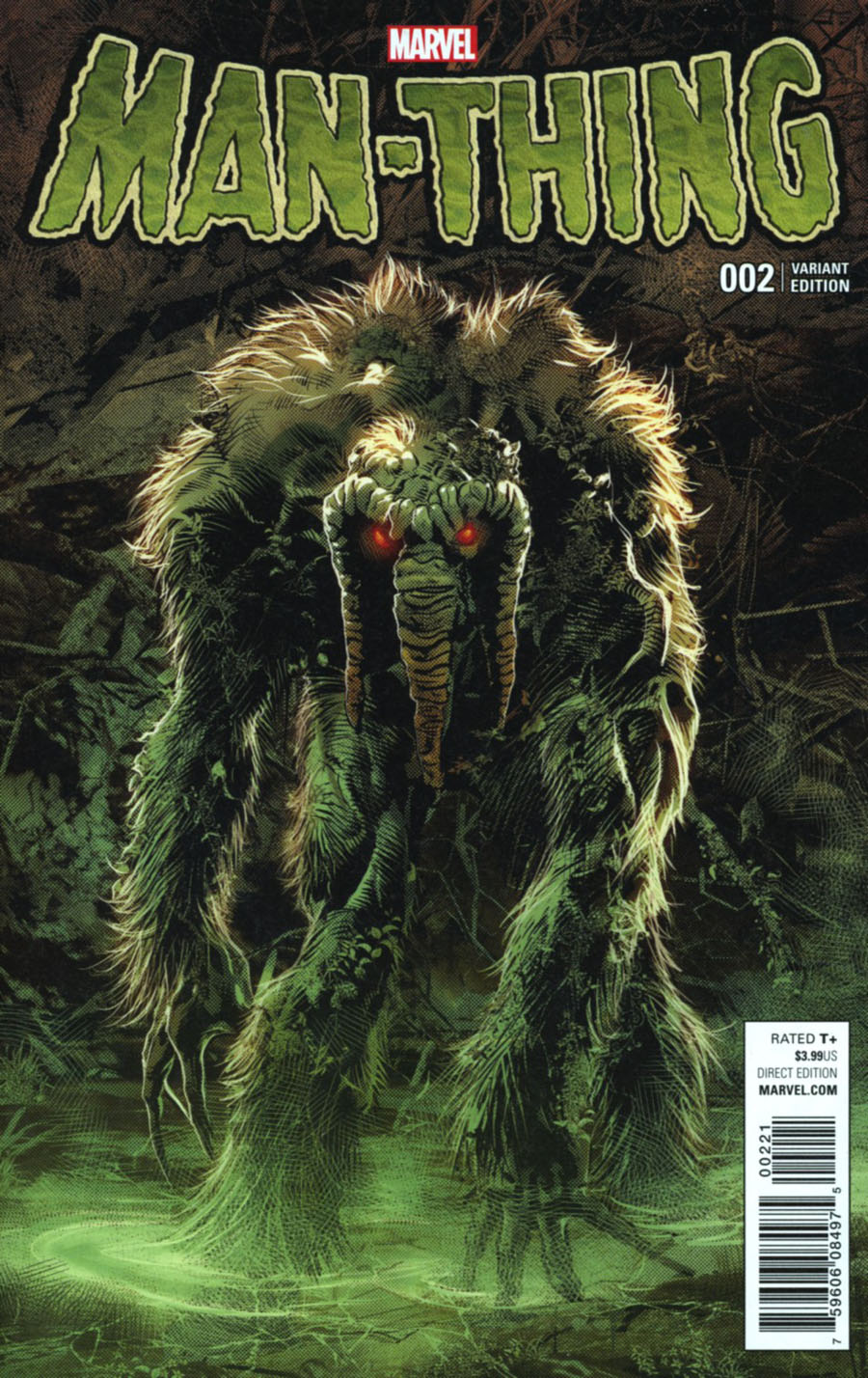 Man-Thing Vol 5 #2 Cover B Incentive Mike Deodato Jr Variant Cover