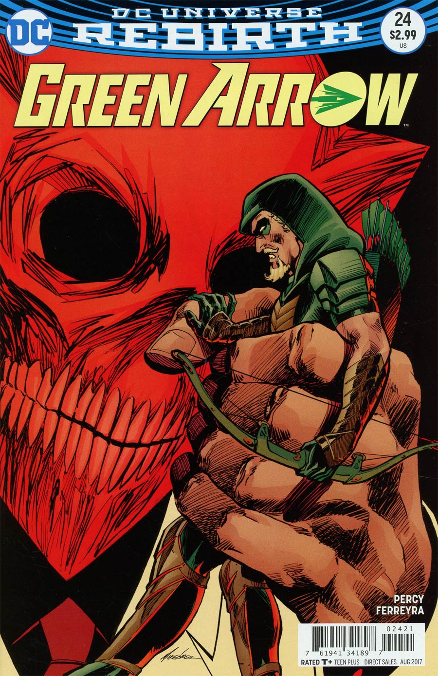 Green Arrow Vol 7 #24 Cover B Variant Mike Grell Cover