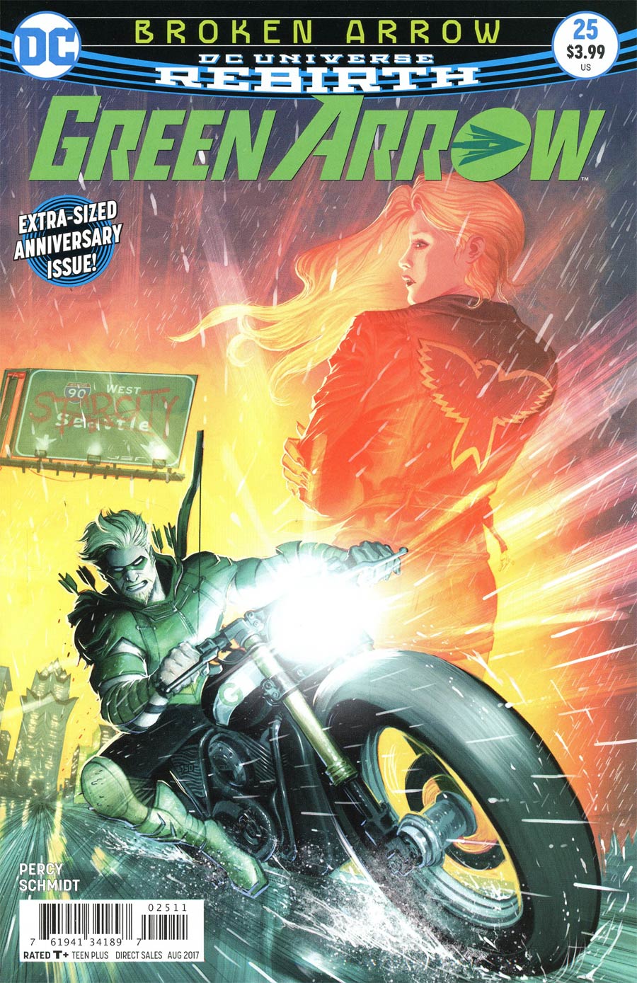 Green Arrow Vol 7 #25 Cover A Regular Otto Schmidt Cover