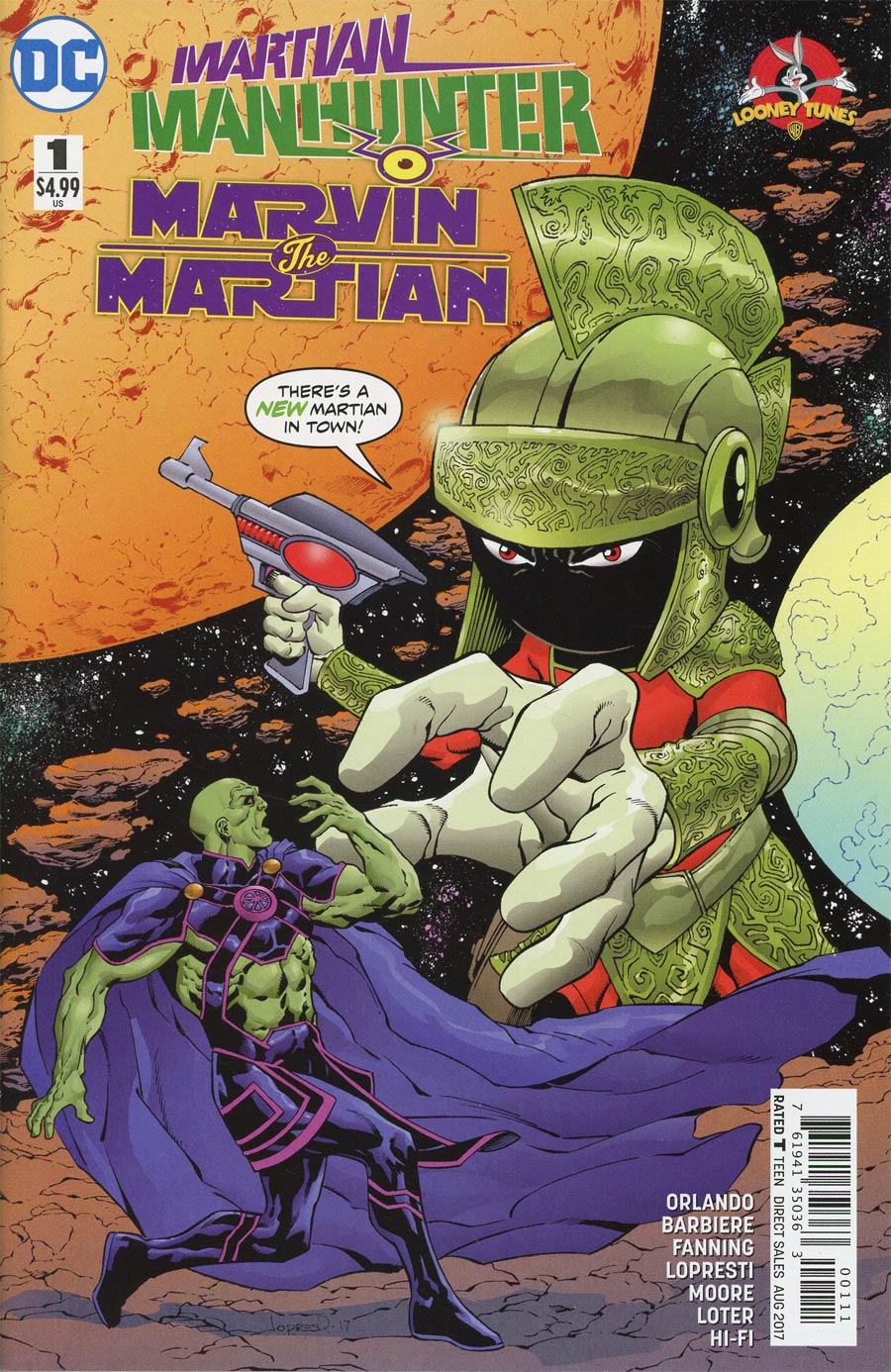 Martian Manhunter Marvin The Martian Special #1 Cover A Regular Aaron Lopresti Cover