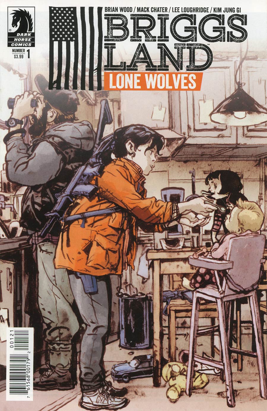 Briggs Land Lone Wolves #1 Cover B Variant Kim Jung Gi Cover