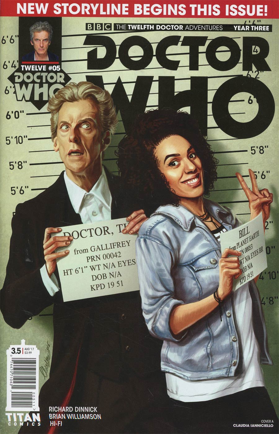 Doctor Who 12th Doctor Year Three #5 Cover A Regular Claudia Ianniciello Cover