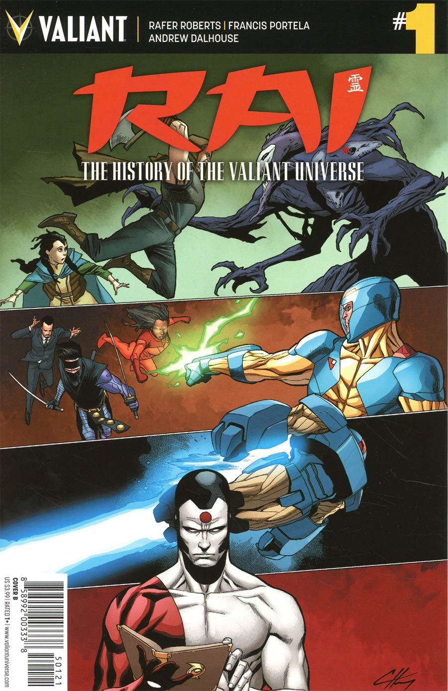 Rai History Of The Valiant Universe #1 Cover B Variant Clayton Henry Cover