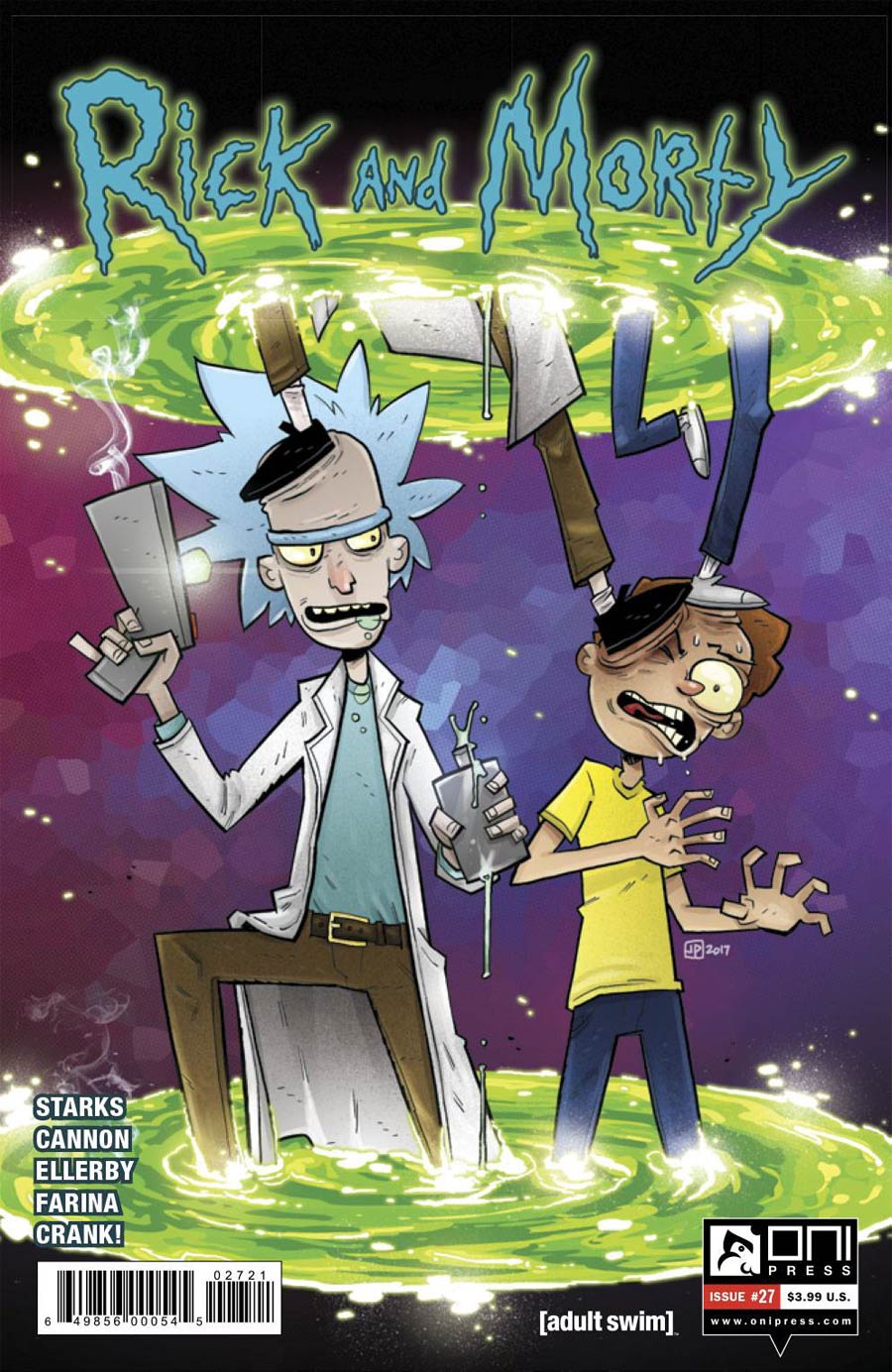 Rick And Morty #27 Cover B Variant Justin Peterson Cover