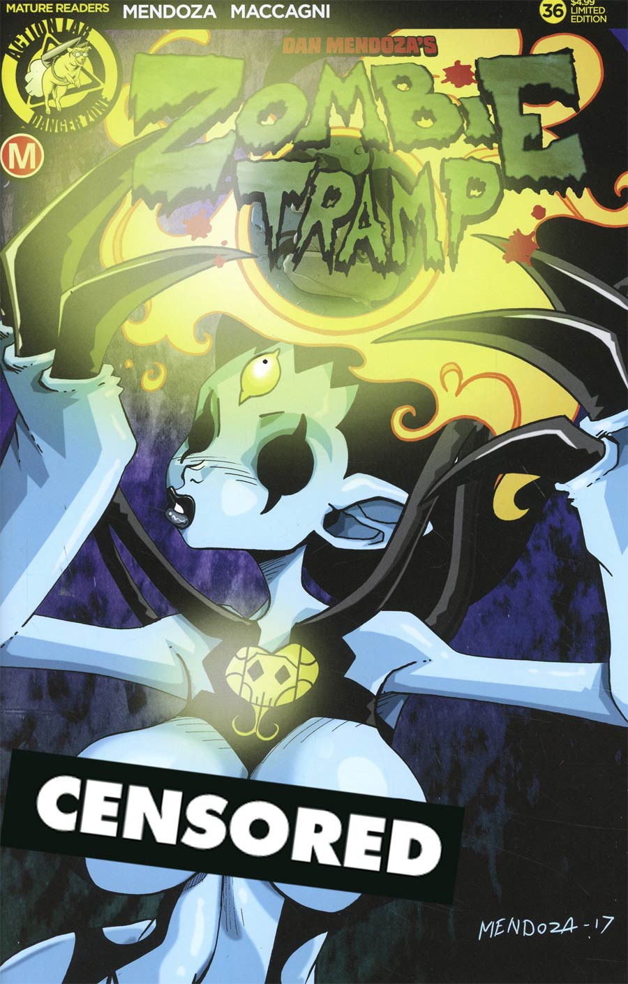 Zombie Tramp Vol 2 #36 Cover C Variant Dan Mendoza Kaiju Queen Cover
