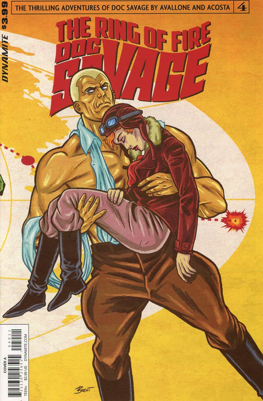 Doc Savage Ring Of Fire #4 Cover A Regular Brent Schoonover Cover