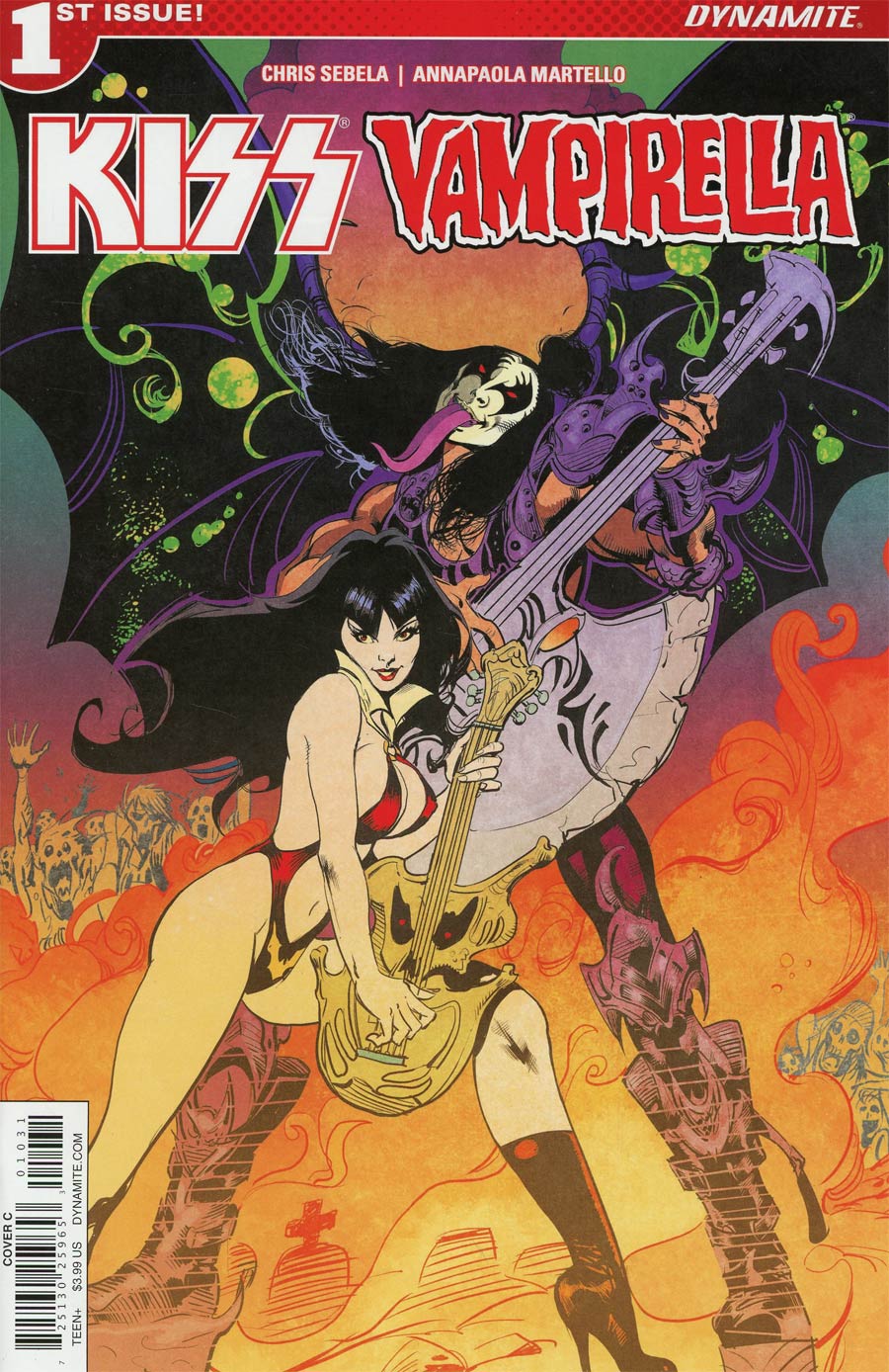 KISS Vampirella #1 Cover C Variant Roberto Castro Cover