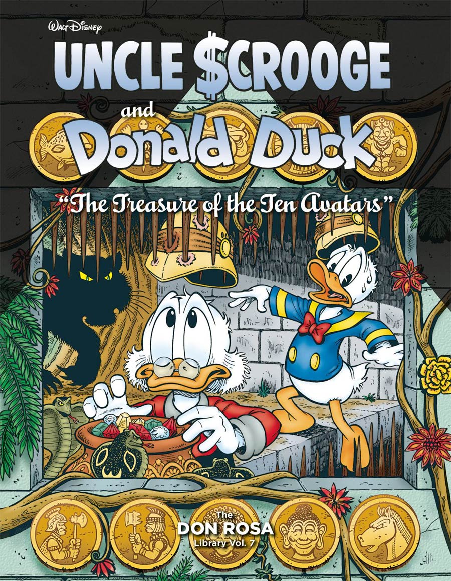 Walt Disneys Don Rosa Library Vol 7 Uncle Scrooge And Donald Duck Treasure Of The Ten Avatars HC