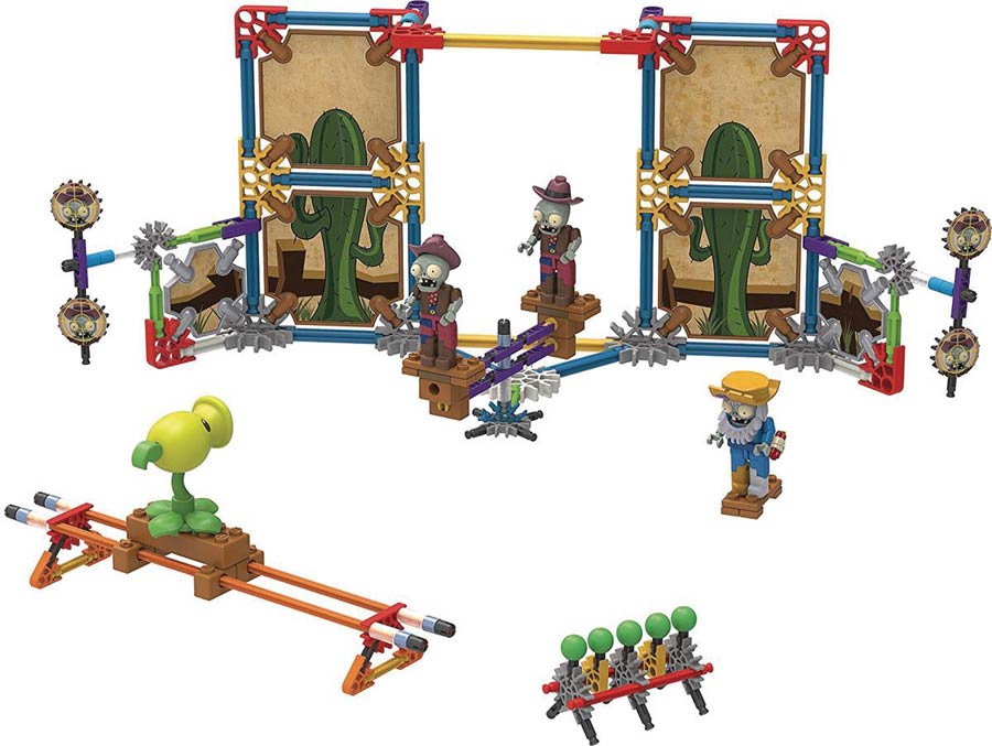 K-Nex Plants vs Zombies Garden Warfare 2 Backyard Battleground Set Assortment Case