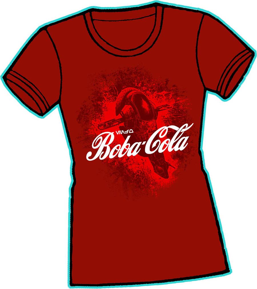 Boba Cola Womens T-Shirt Large