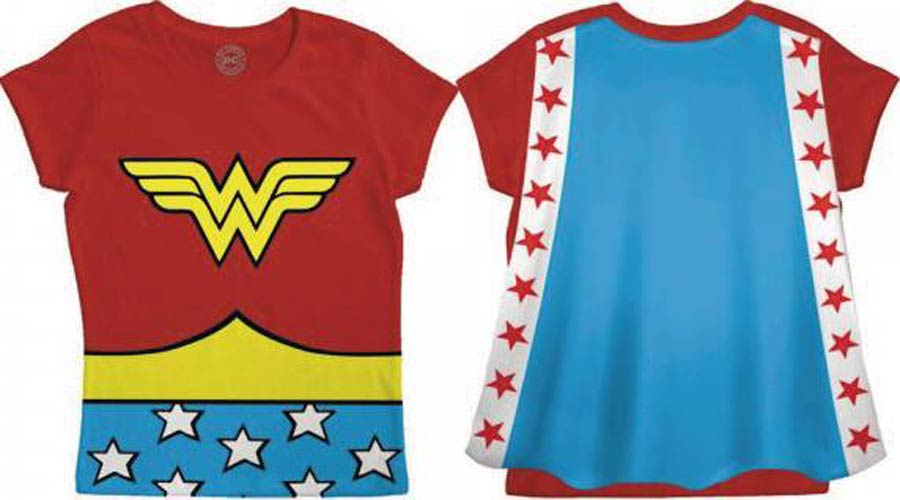 DC Comics Wonder Woman Logo Cape T-Shirt 2T