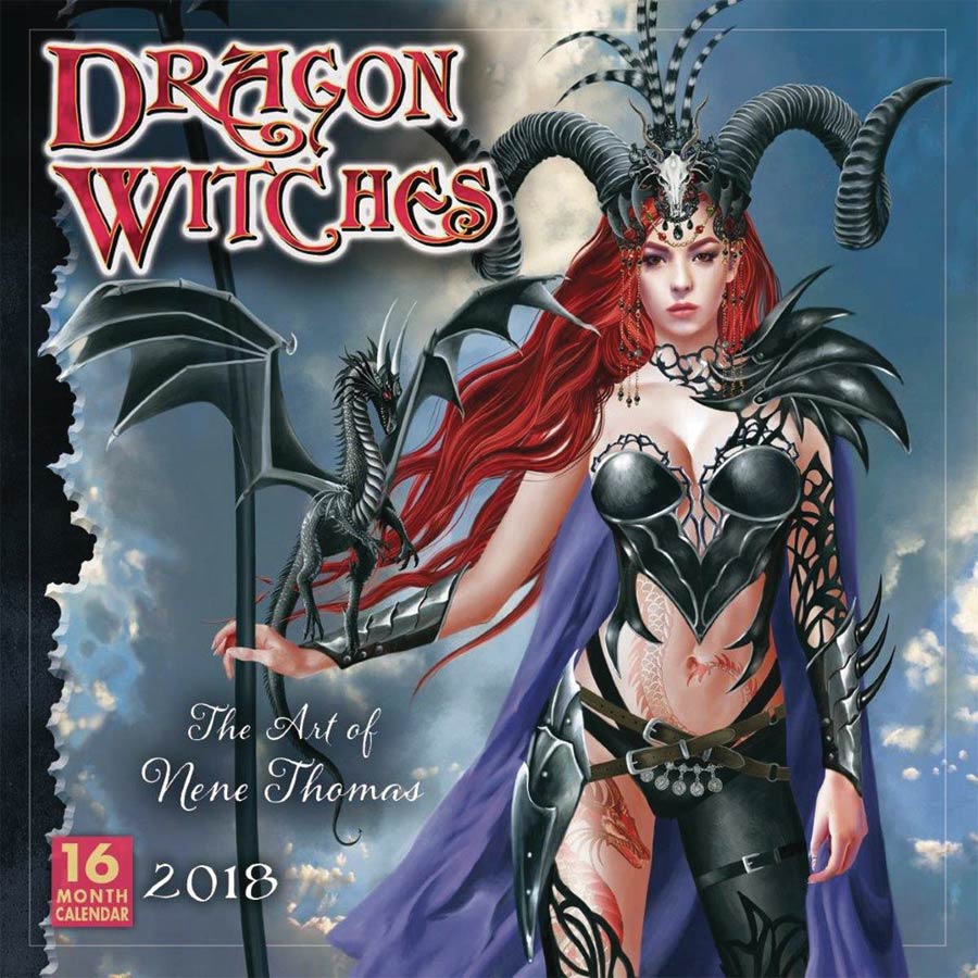 Dragon Witches Art Of Nene Thomas 2018 Wall Calendar