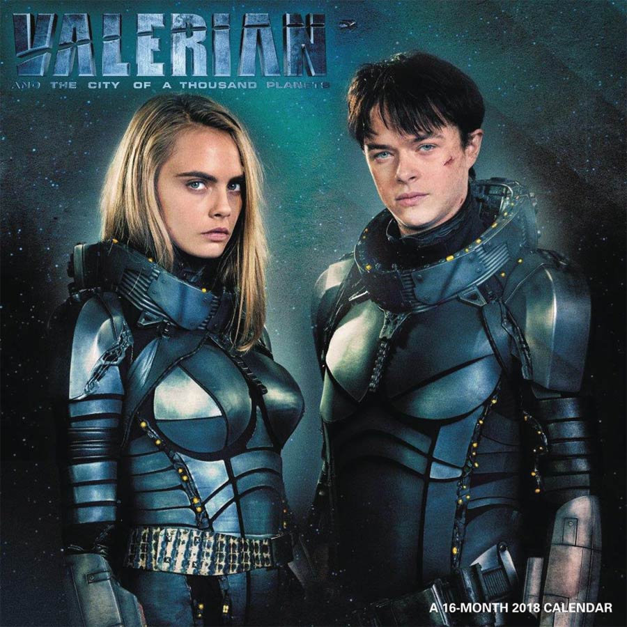 Valerian 2018 19-Month Wall Calendar