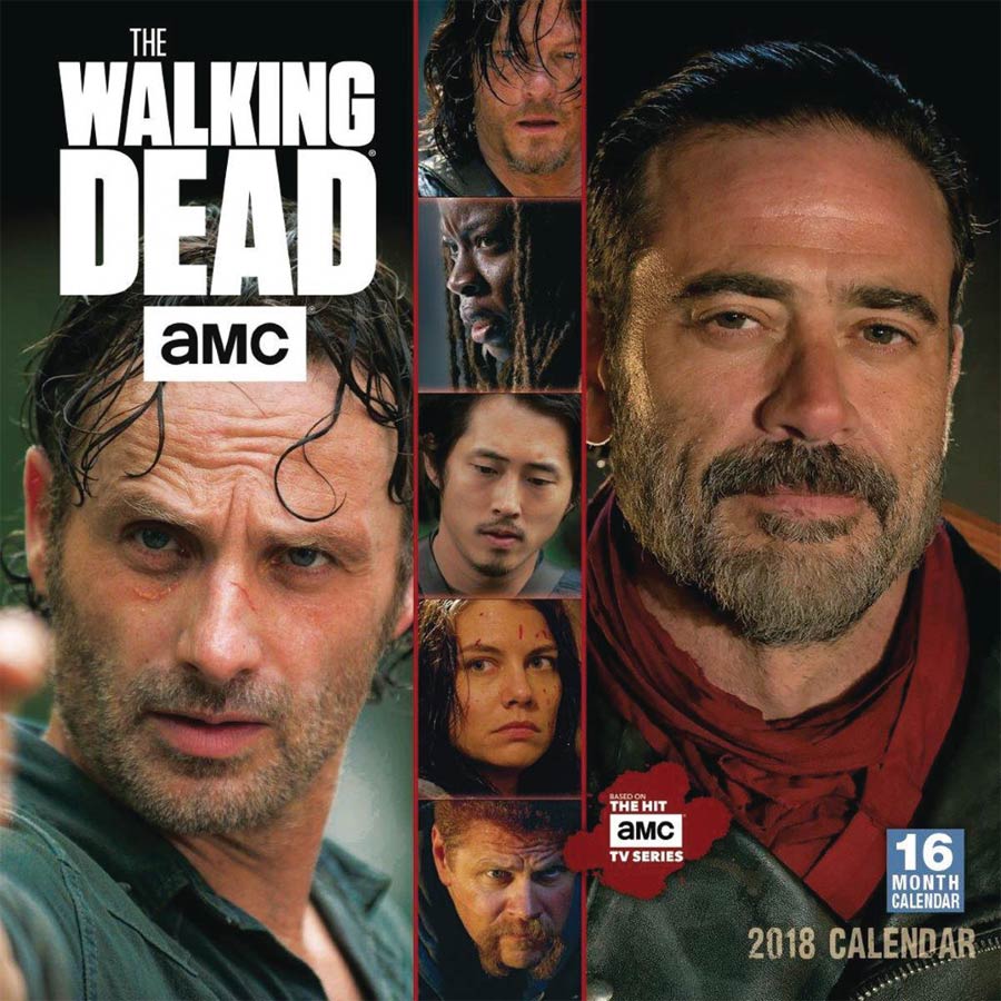 Walking Dead AMC 2018 16-Month Wall Calendar