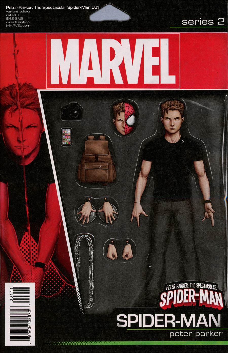 Peter Parker Spectacular Spider-Man #1 Cover C Variant John Tyler Christopher Action Figure Cover