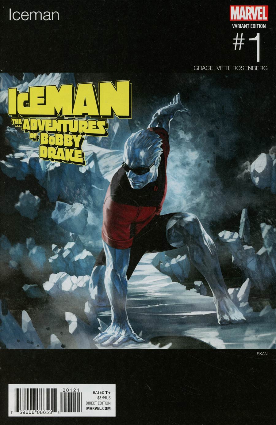 Iceman Vol 3 #1 Cover B Variant Skan Marvel Hip-Hop Cover