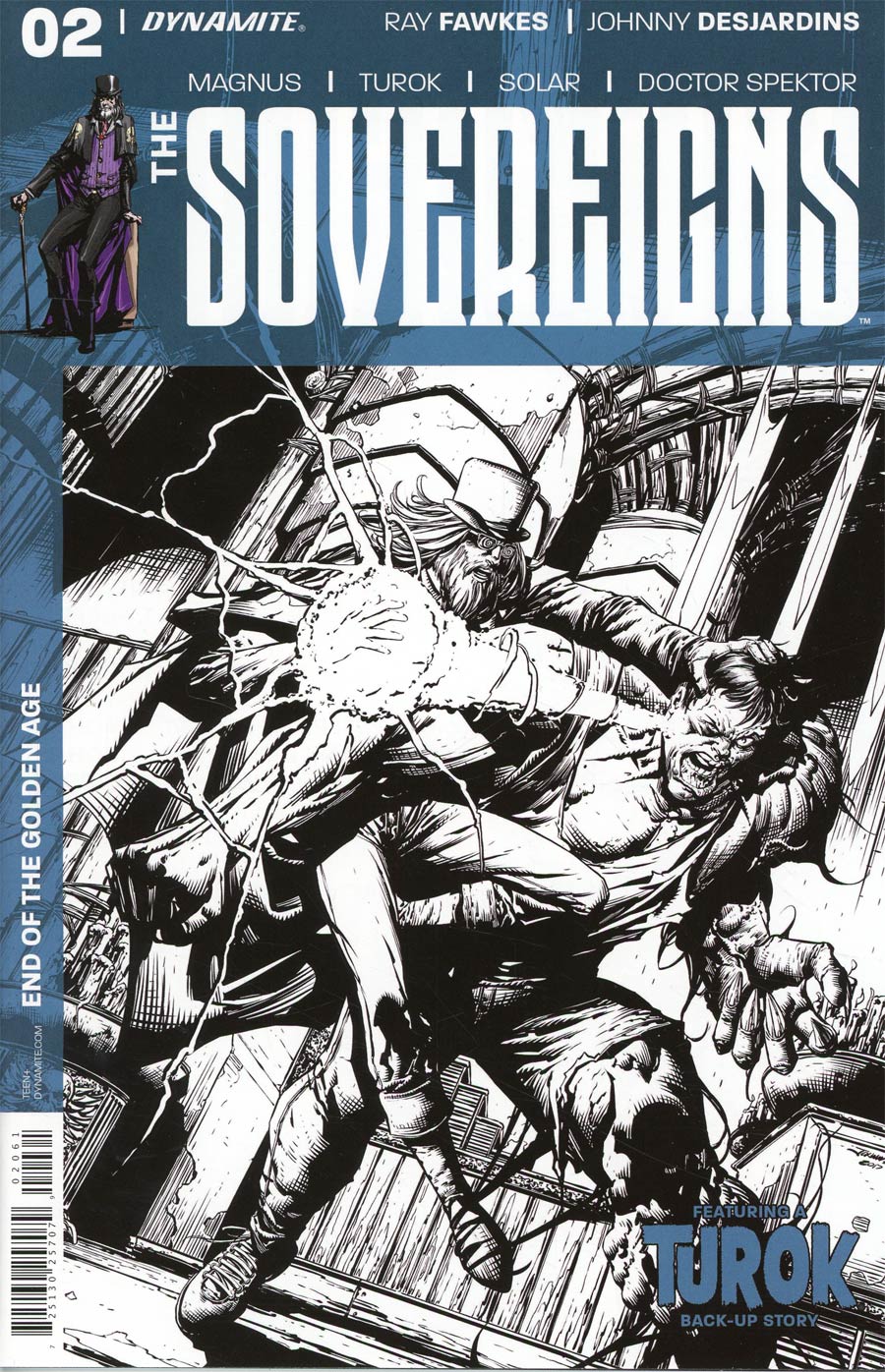 Sovereigns #2 Cover F Incentive Johnny Desjardins Black & White Cover