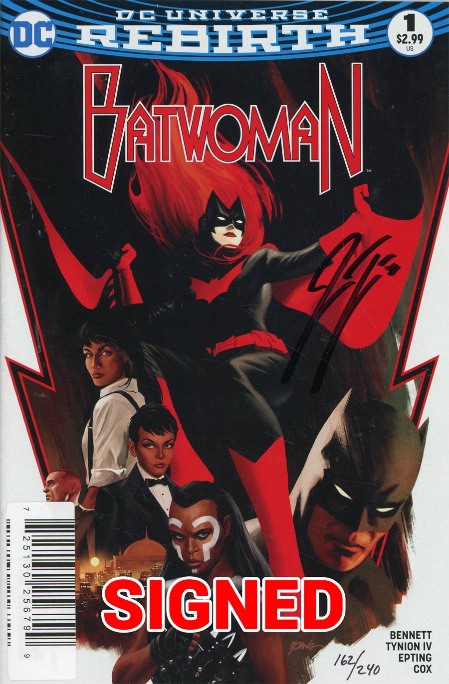 Batwoman Vol 2 #1 Cover F DF Ultra-Limited Elite Gold Signature Series Signed By James Tynion IV