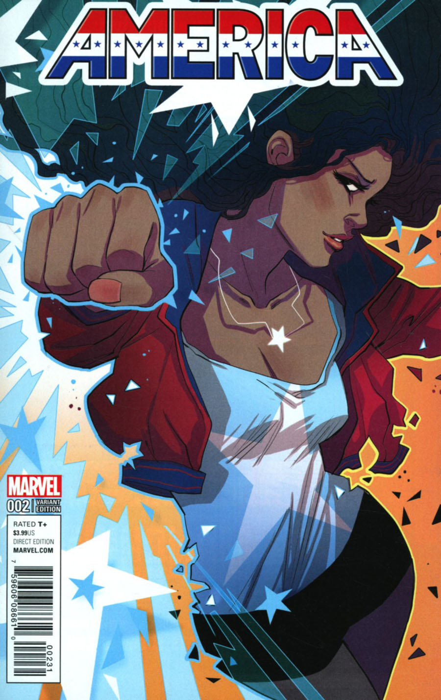 America #2 Cover B Incentive Marguerite Sauvage Variant Cover