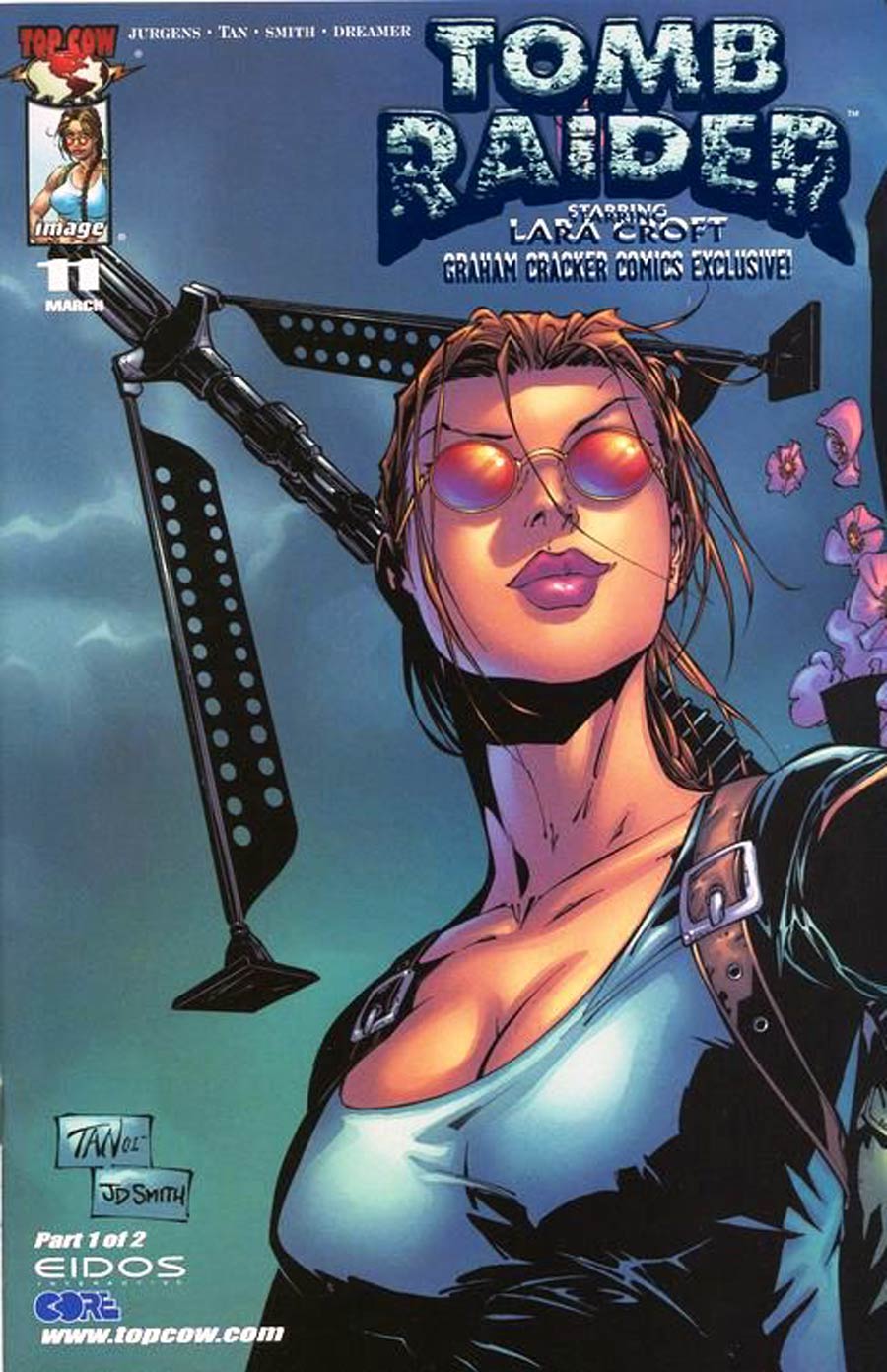 Tomb Raider #11 Cover C Blue Foil Exclusive Variant Cover