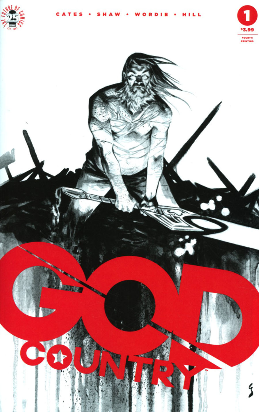 God Country #1 Cover E 4th Ptg Geoff Shaw & Dave Stewart Variant Cover