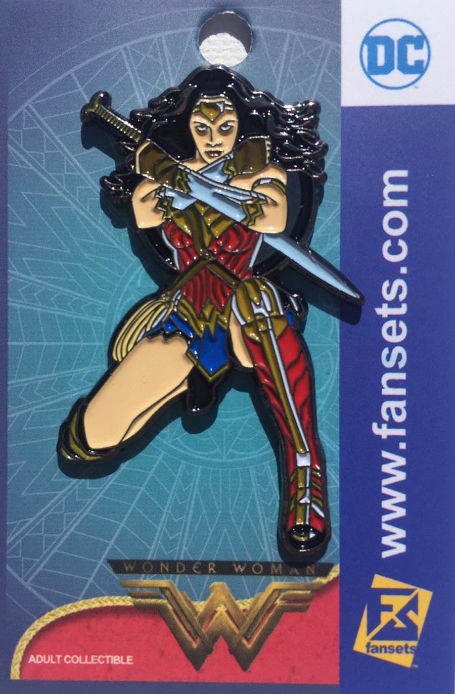 Wonder Woman Movie Wonder Woman Kneeling Enamel Pin