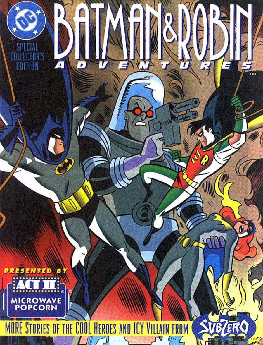 Batman And Robin Adventures Sub-Zero Cover B Act II Popcorn Mini  Promotional Comic book - Midtown Comics