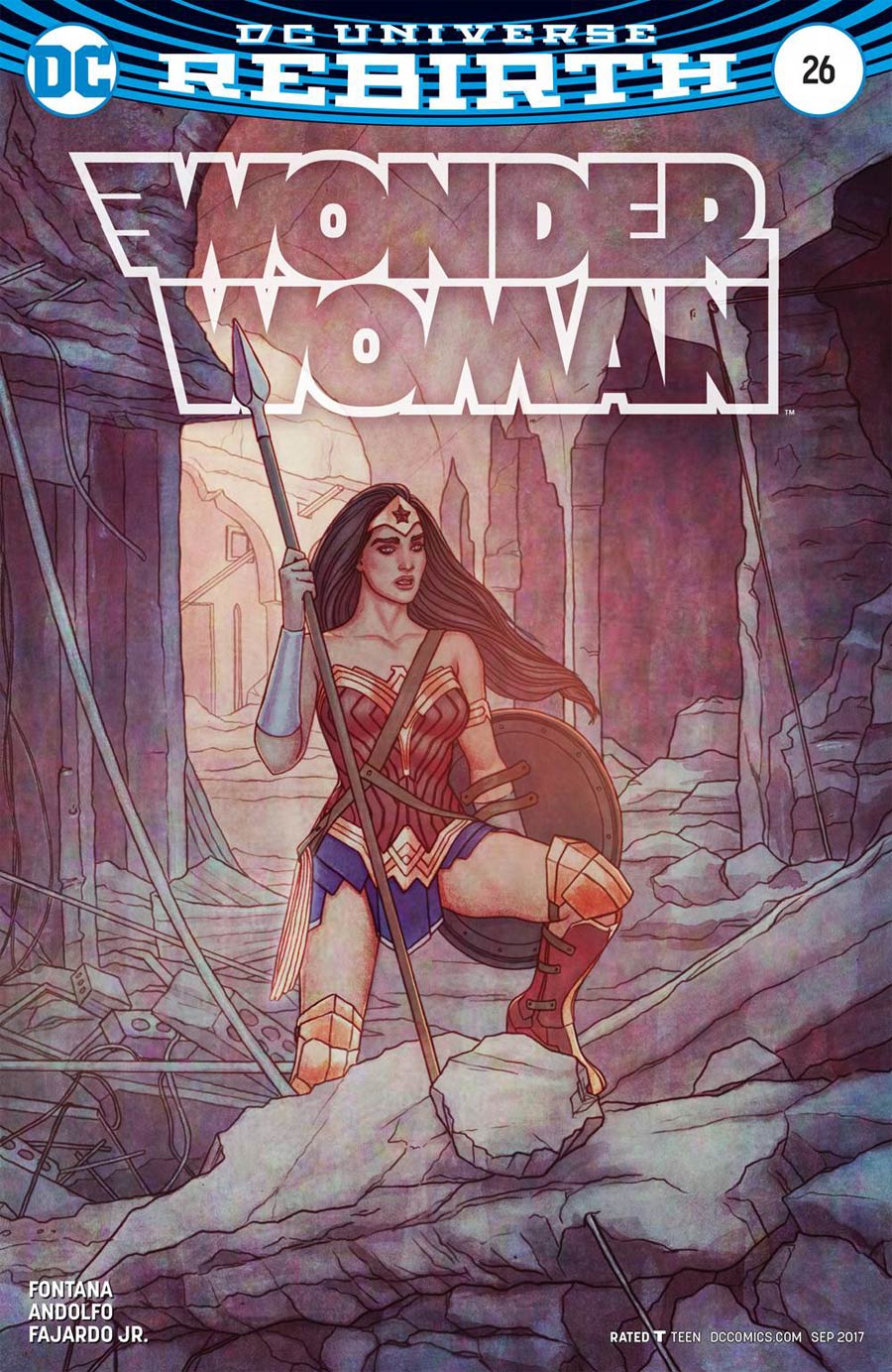 Wonder Woman Vol 5 #26 Cover B Variant Jenny Frison Cover