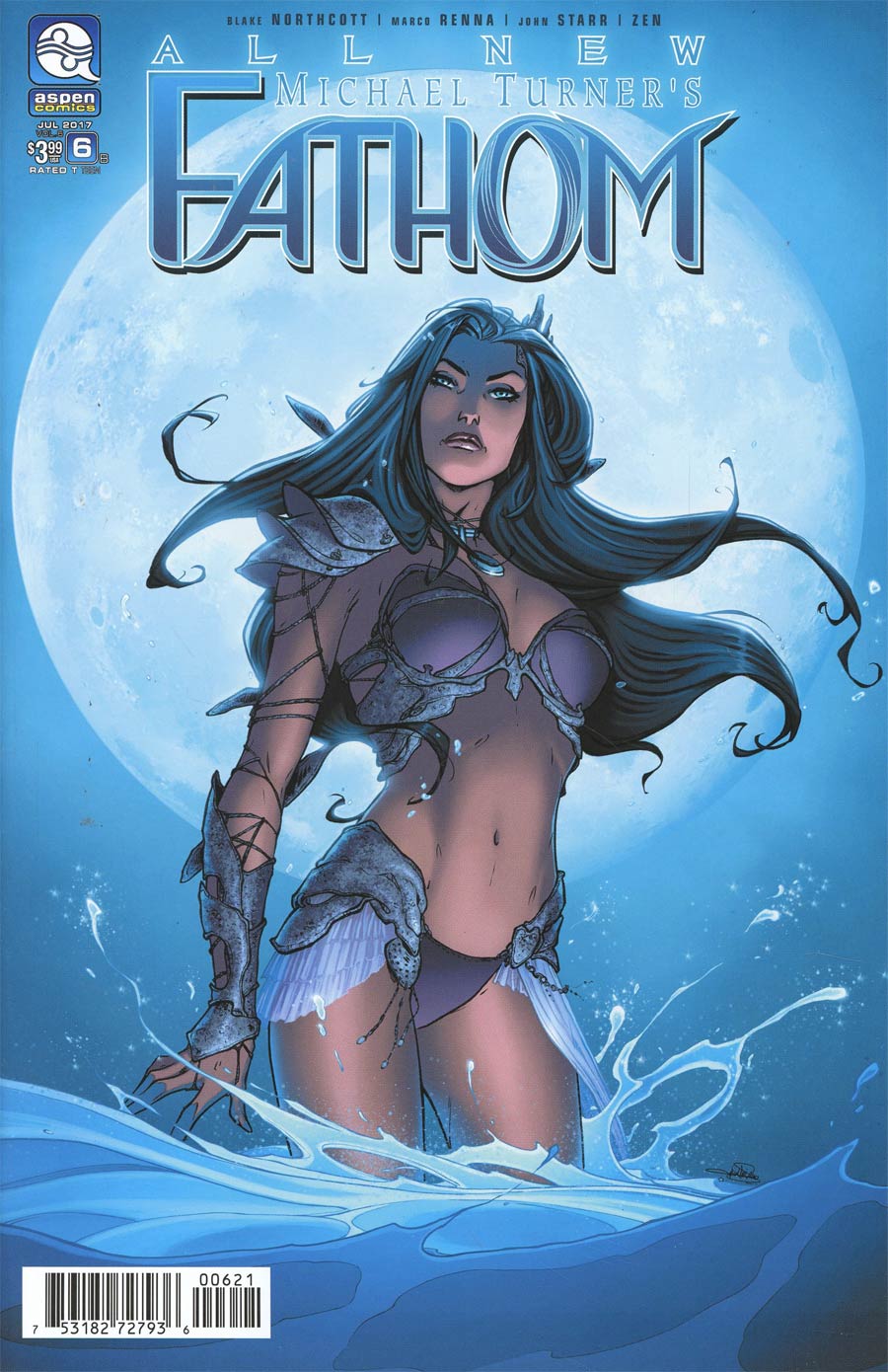 All New Fathom Vol 2 #6 Cover B Variant Tina Valentino Cover