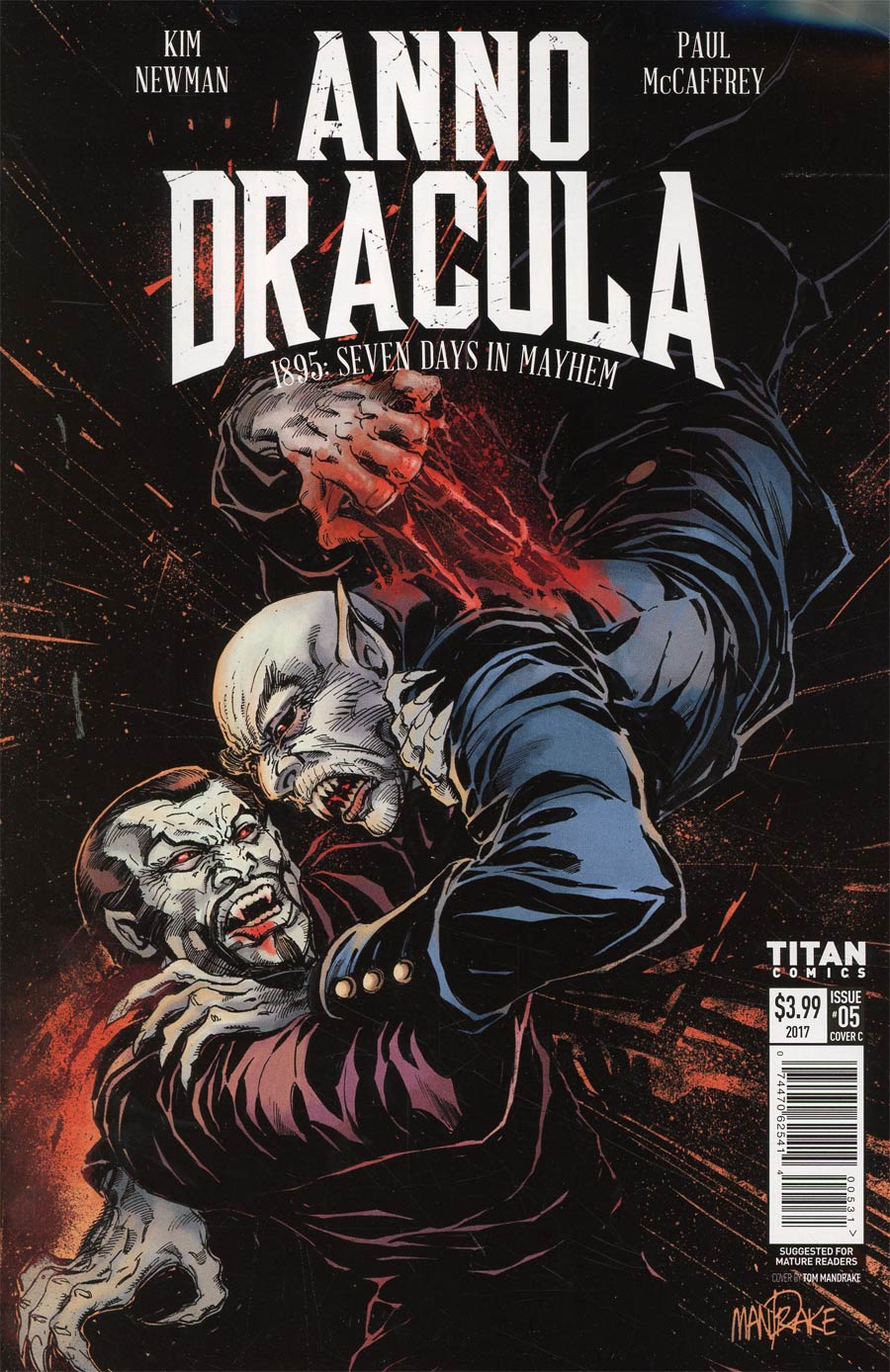 Anno Dracula #5 Cover C Variant Tom Mandrake Cover