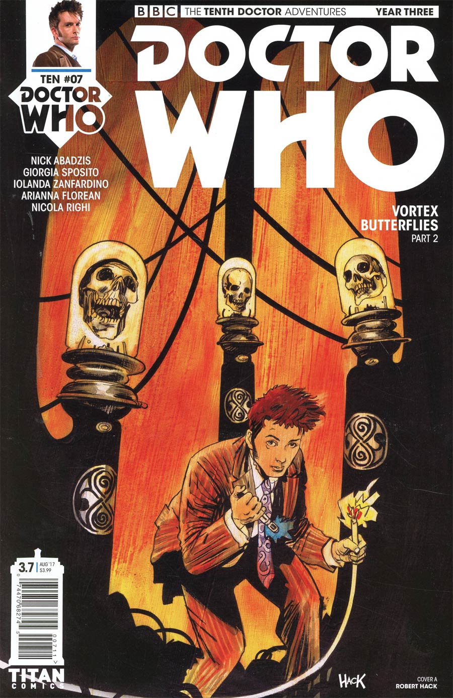 Doctor Who 10th Doctor Year Three #7 Cover A Regular Robert Hack Cover