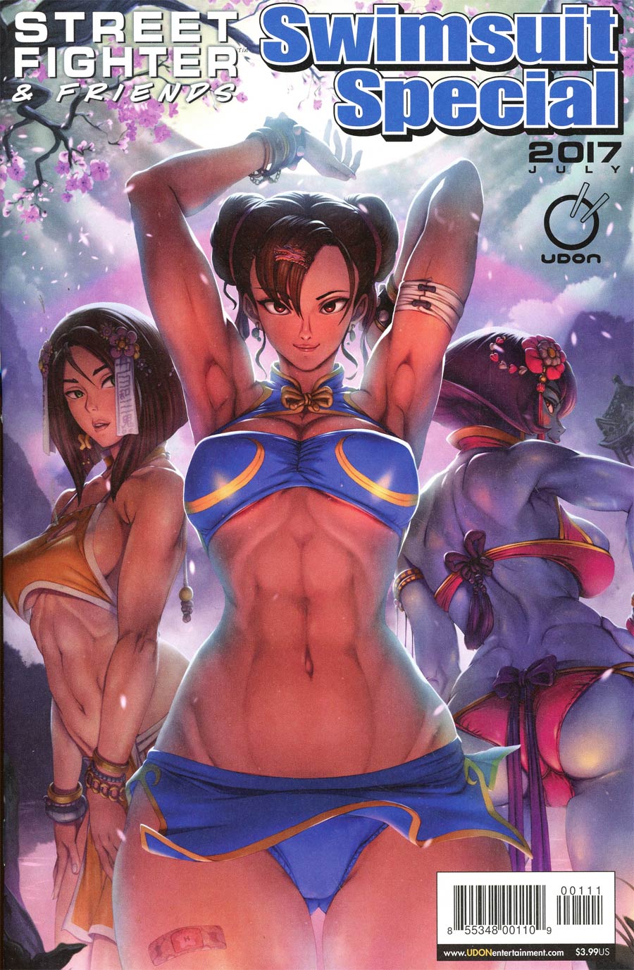 Street Fighter & Friends Swimsuit Special 2017 Cover A Regular Ecchi-Star Cover