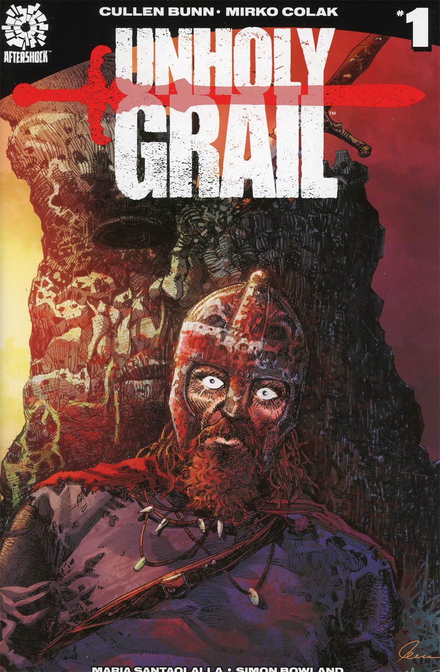 Unholy Grail #1 Cover A Regular Mirko Colak Cover