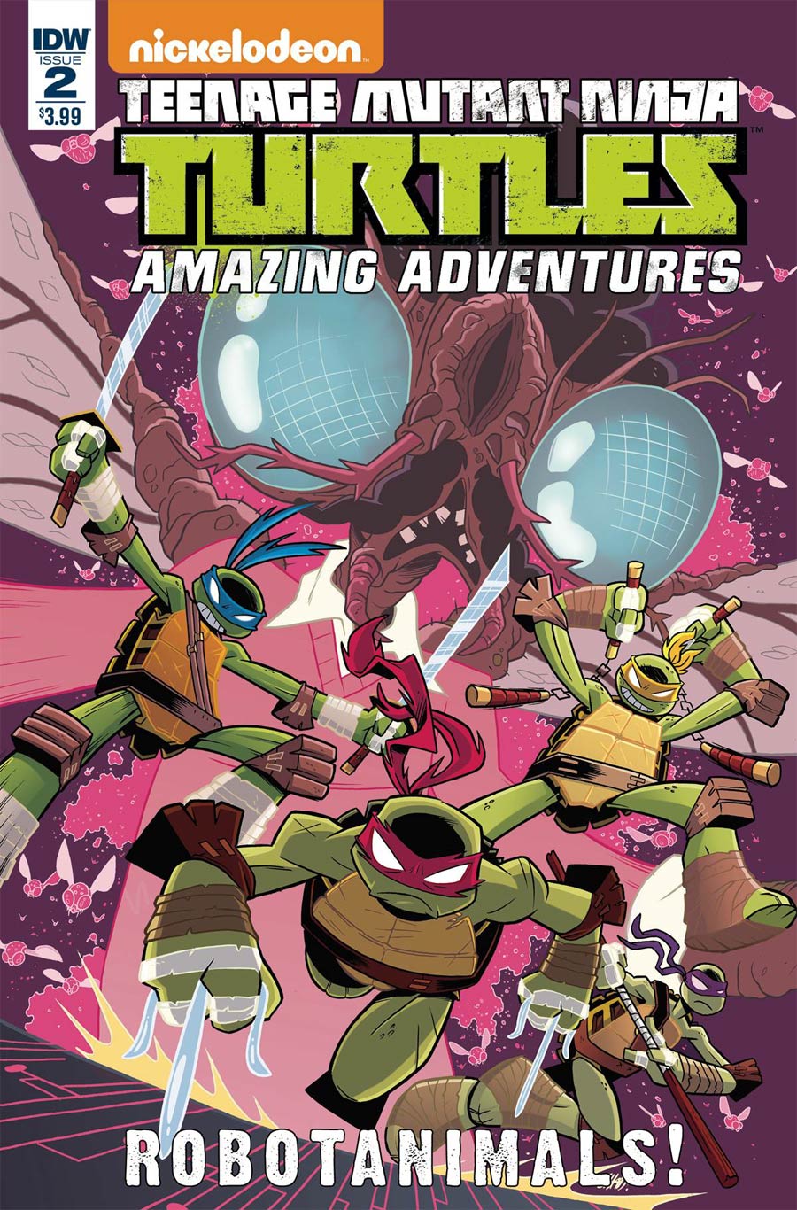 Teenage Mutant Ninja Turtles Amazing Adventures Robotanimals #2 Cover A Regular Chad Thomas Cover