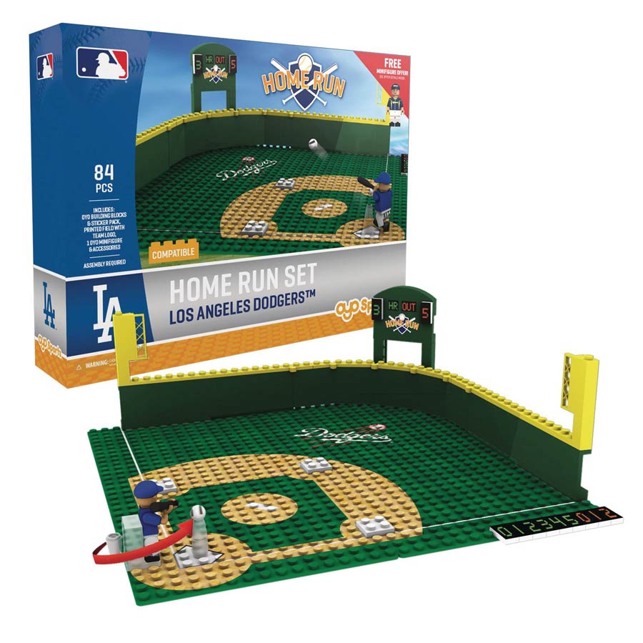 Oyo MLB Home Run Playset - Los Angeles Dodgers