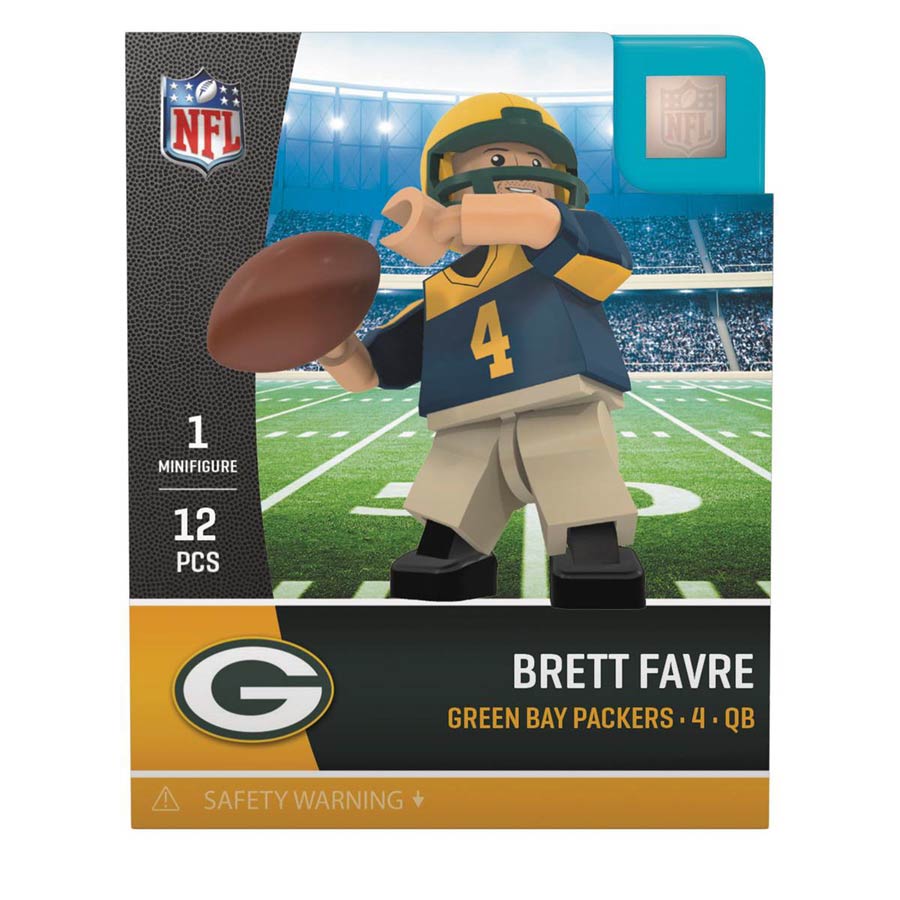 Oyo NFL Throwback Mini Figure - Green Bay Packers Brett Favre