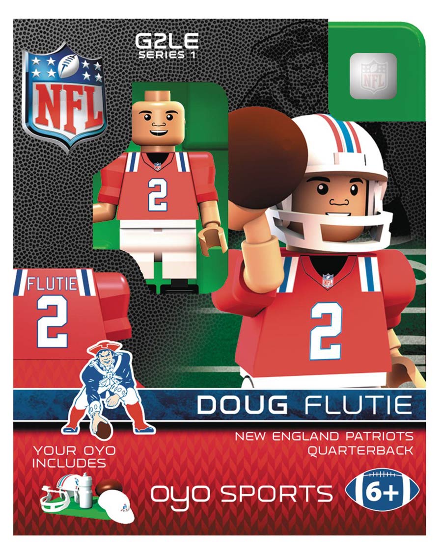 Oyo NFL Throwback Mini Figure - New England Patriots Doug Flutie